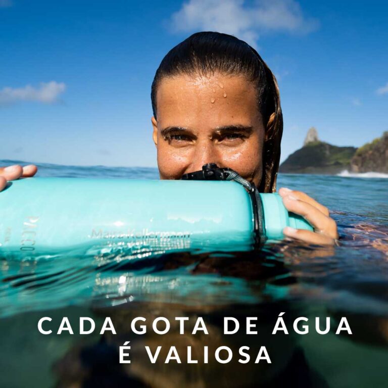 Cada gota de água é valiosa